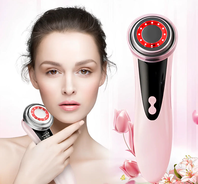 Massageador Facial com Tecnologia LED BeautyPro 4 em 1
