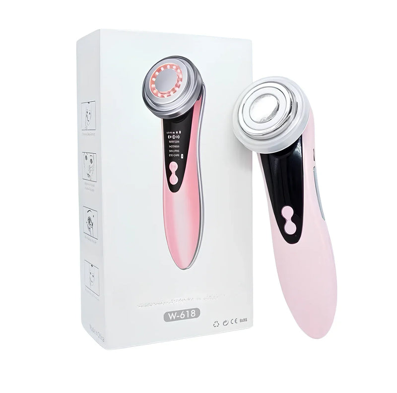 Massageador Facial com Tecnologia LED BeautyPro 4 em 1